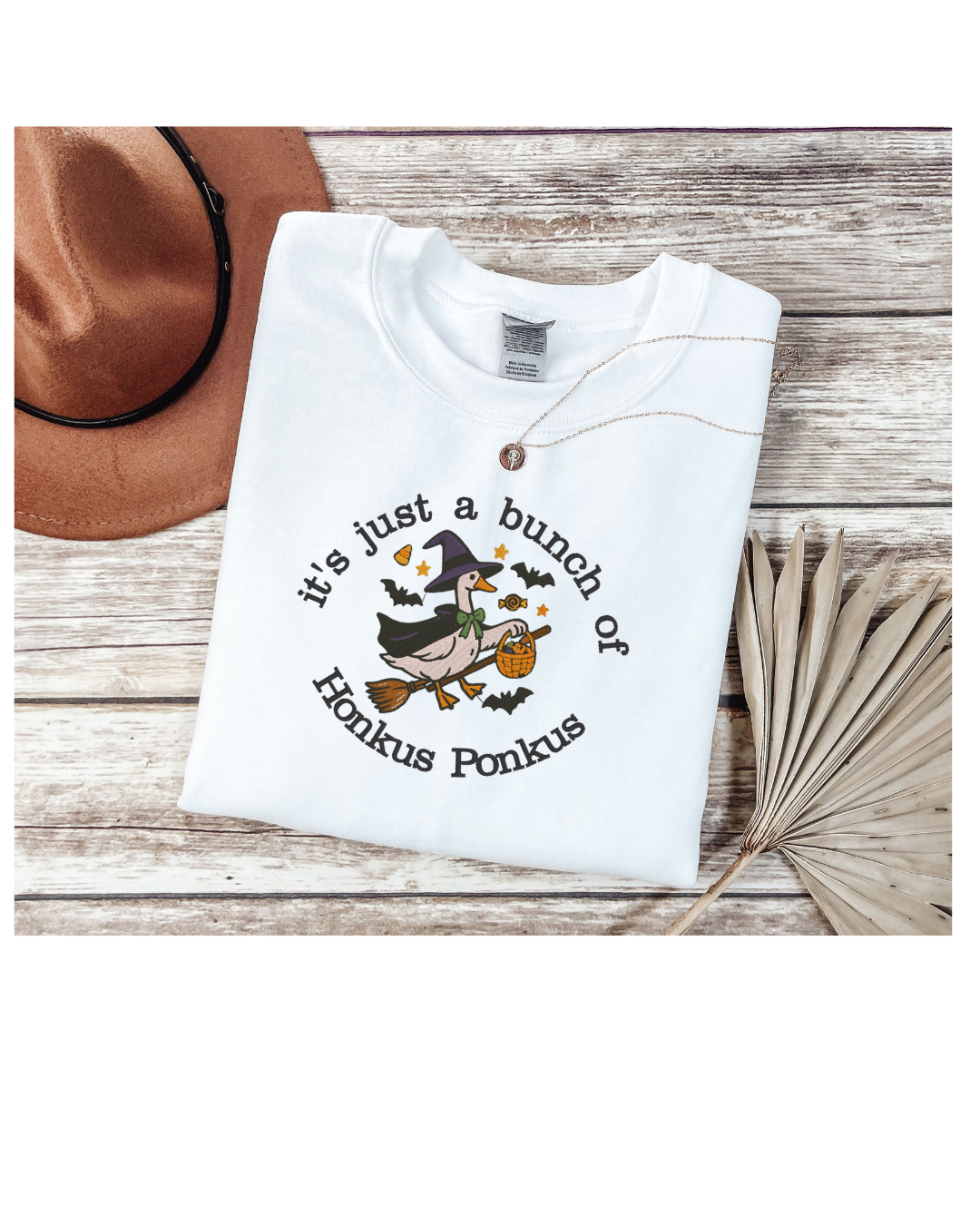 Embroidered Honkus Ponkus Sweatshirt or Tee