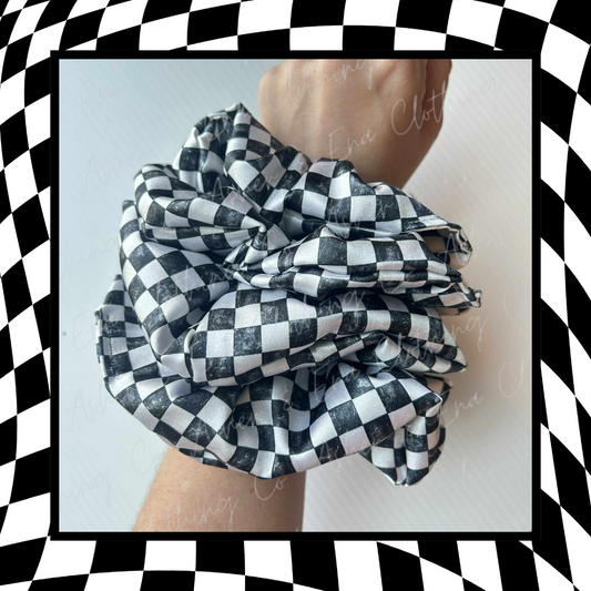 Jumbo Satin Scrunchie Duo