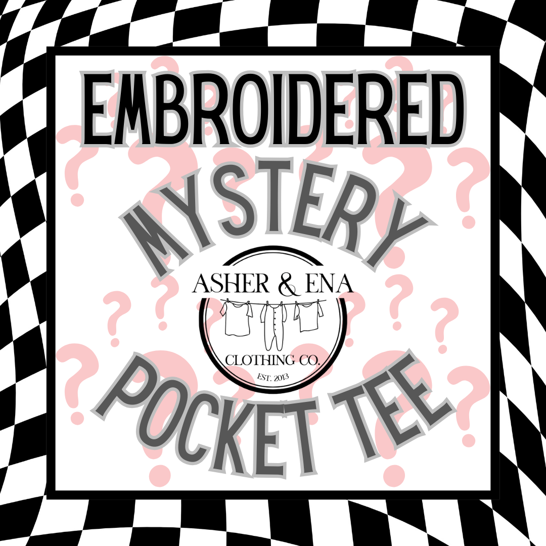Embroidered Mystery Pocket Tee