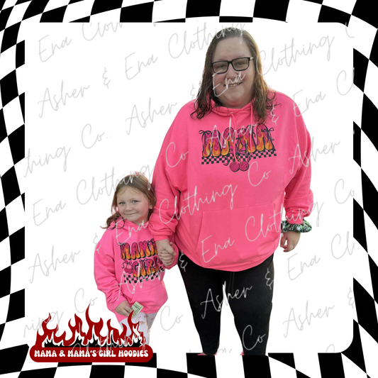 Mama & Mama's Girl Graphic Tee, Crewneck, or Hoodie - Mama's Girl