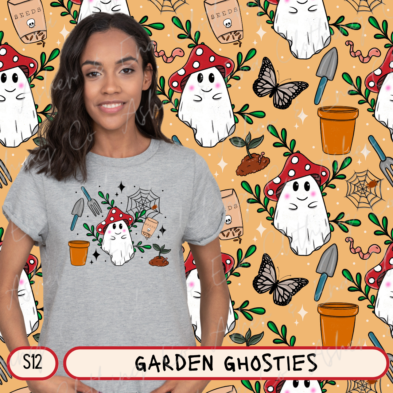 Garden Ghosties Tee & Bottom Set
