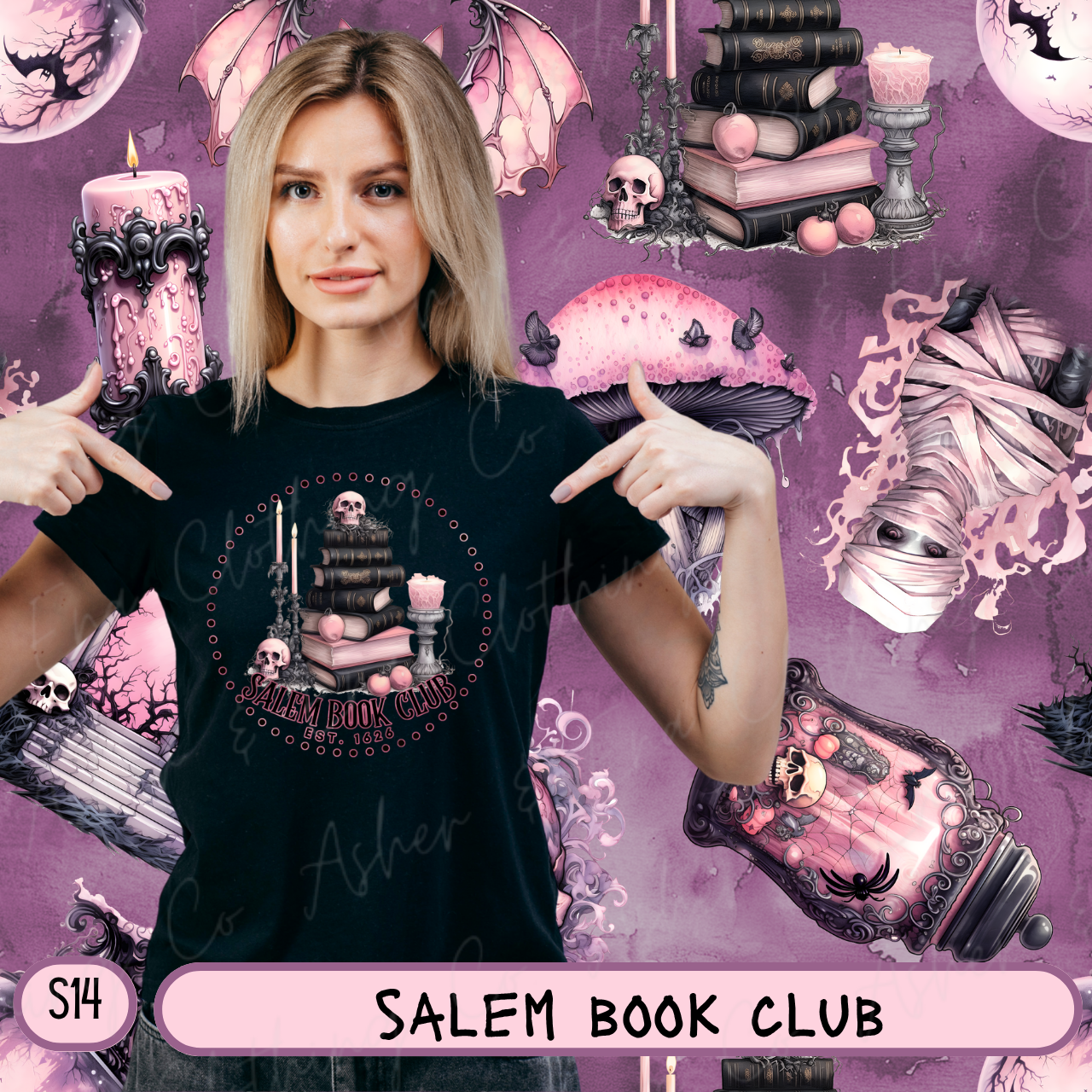 Salem Book Club Tee & Bottom Set
