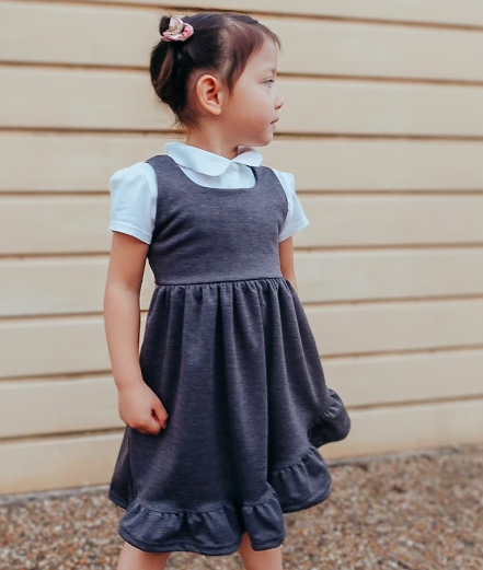 Lucie Ruffle Panel Dress