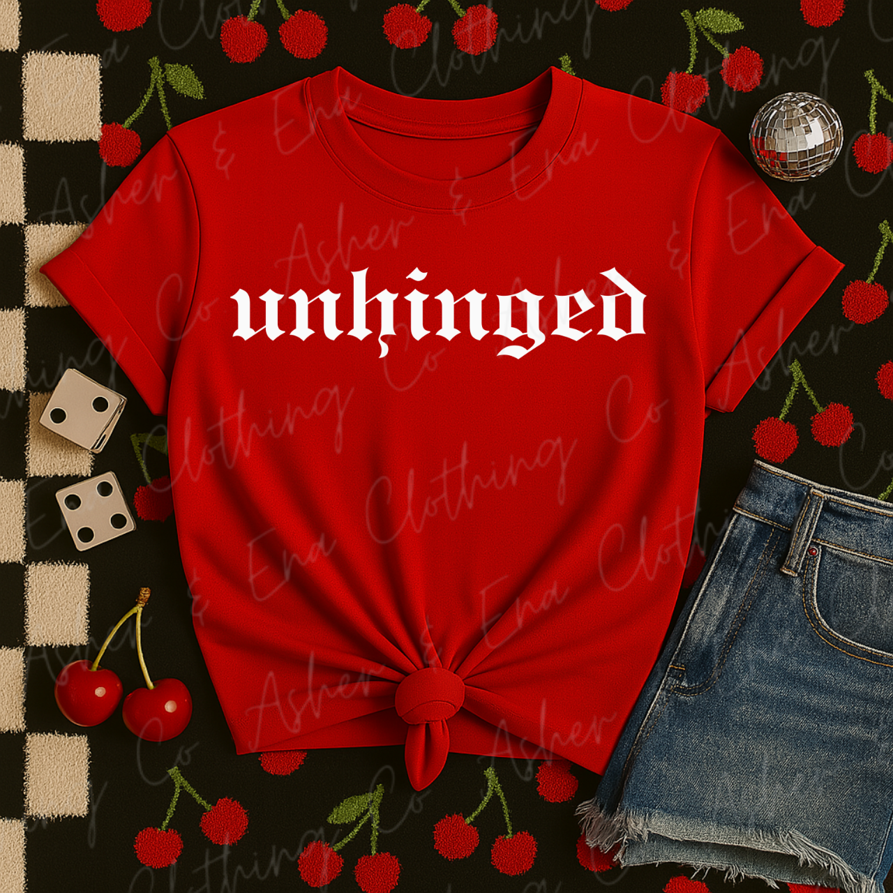 Unhinged Graphic Tee, Crewneck, or Hoodie