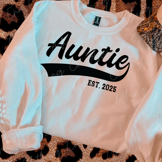Retro Auntie Graphic Tee, Crewneck, or Hoodie