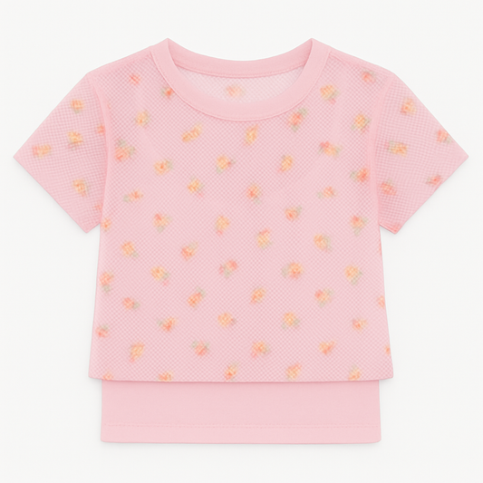 Mesh Boxy Tee (Adult)