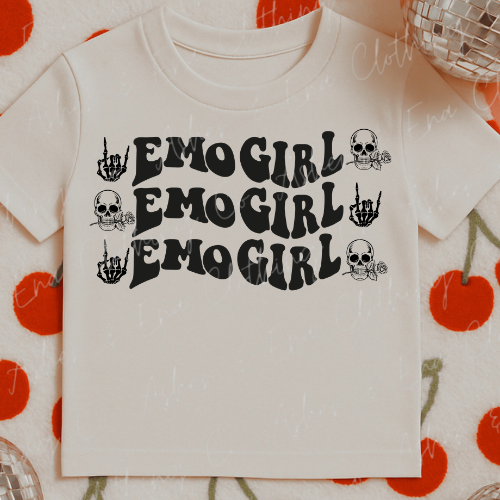 Emo Girl Graphic Tee