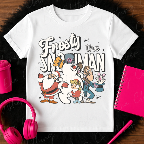 Retro Frosty The Snowman Graphic Tee