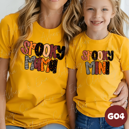 Spooky Mama & Mini Graphic Tees