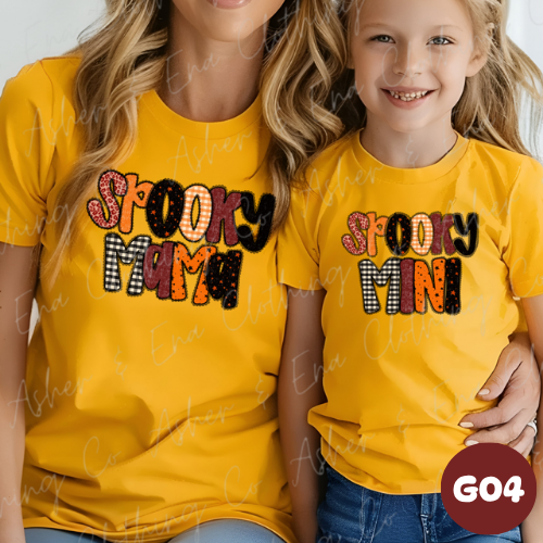 Spooky Mama & Mini Graphic Tees