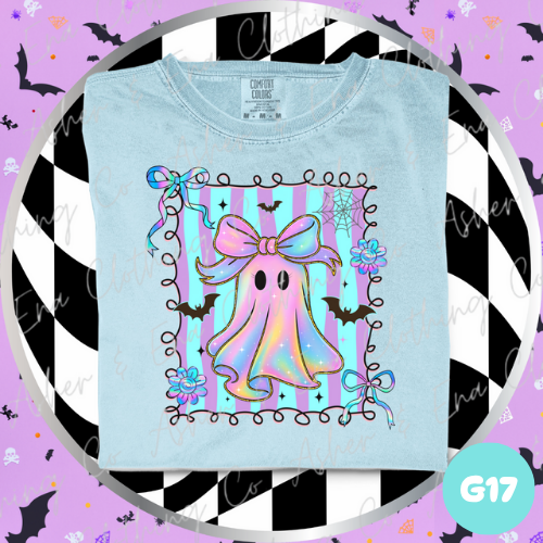 Pretty Pastel Ghostie Graphic Tee or Sweatshirt