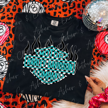 Y'allternative Harley Davidson Graphic Tee