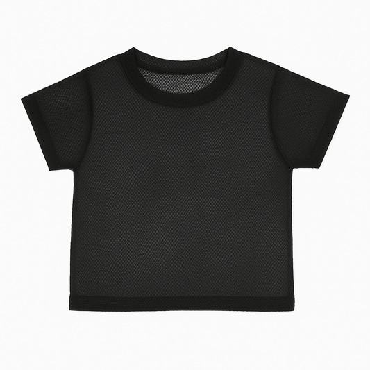 Girls' Mesh Boxy Tee