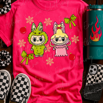 Labubu Christmas Graphic Tee