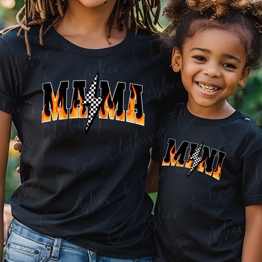 Mama & Mini Graphic Tee, Crewneck, or Hoodie - Mama
