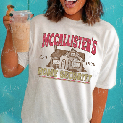 McCallister's Home Security Graphic Tee
