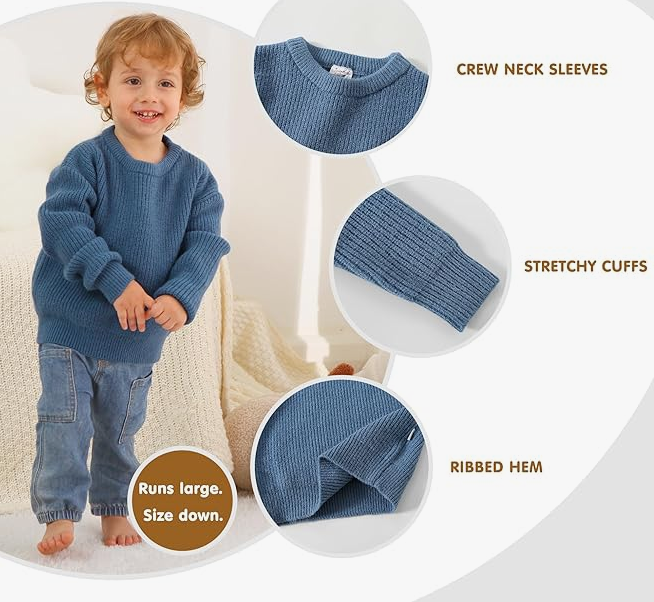 Hand Embroidered Name Sweater