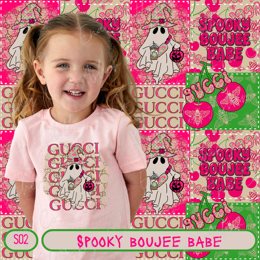 Spooky Boujee Babe Tee & Bottom Set