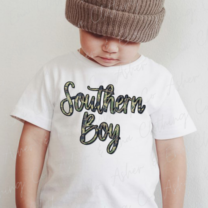 Camo Southern Boy Graphic Tee