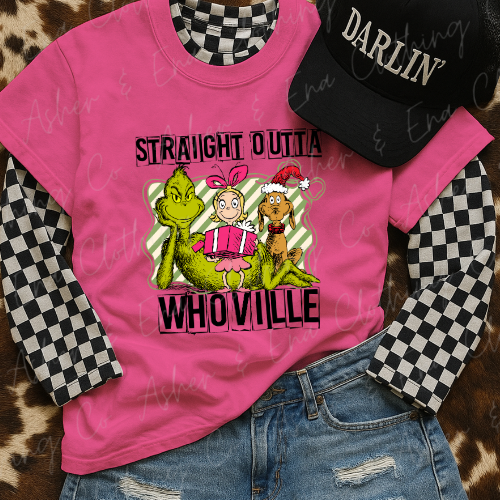 Straight Outta Whoville Graphic Tee
